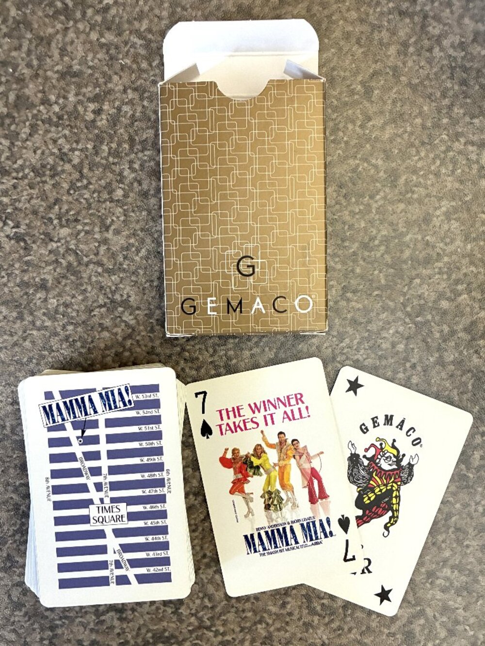 Mamma Mia Playing Cards-NEW